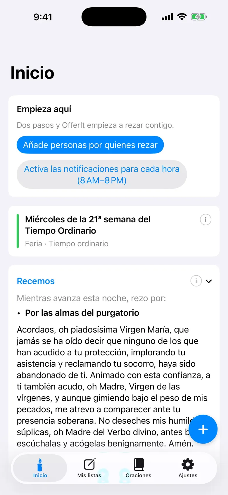 Inicio de OfferIt